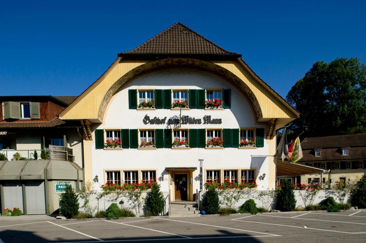 Gasthof Zum Wilden Mann Aarwangen Exterior foto